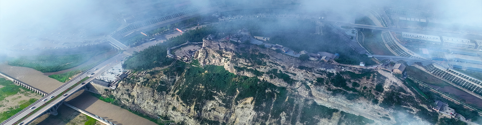 神木二郎山风景