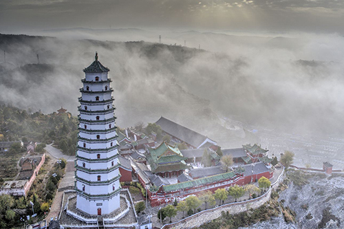 二郎山景区冬季美景